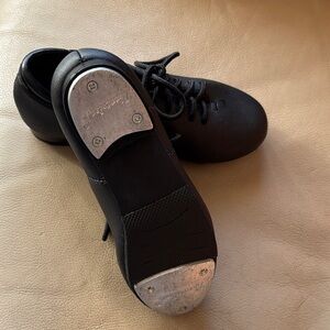 Kids Black Tap Dance Shoes
